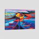 Quadro Canoa Tela No Chassi 95X63Cm