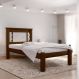 Cama Solteiro Com Cabeceira Flex Laribella Malbec E Off White