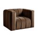 Poltrona Mona Cor:Veludo Marrom 260