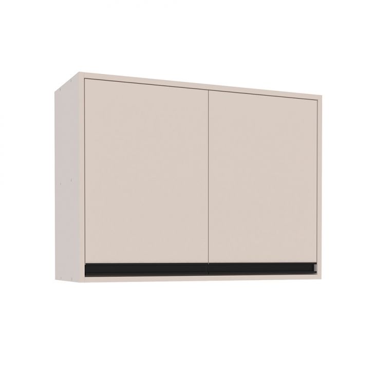 Armário Aéreo Koya 2 Portas Creme