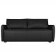 Sofá Living 2 Lugares Sala de Estar 180cm Virtus L07 Couro Preto - Mpozenato