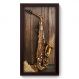 Quadro Decorativo - Saxofone - 039qdgp