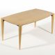 Mesa de Jantar 6 Lugares Alasca 180x100 cm Madeira Maciça M04 Mel - Lyam Decor