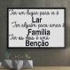 Quadro Decorativo Frase Família-34x49Cm