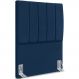 Cabeceira Solteiro 90cm Allia Suede Azul Marinho RM