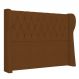 Cabeceira Casal King Cama Box 195cm Malva Z04 Veludo Terracota - Mpozenato