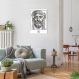 Quadro The Head of Christ Crowned 100x70 Caixa Branco