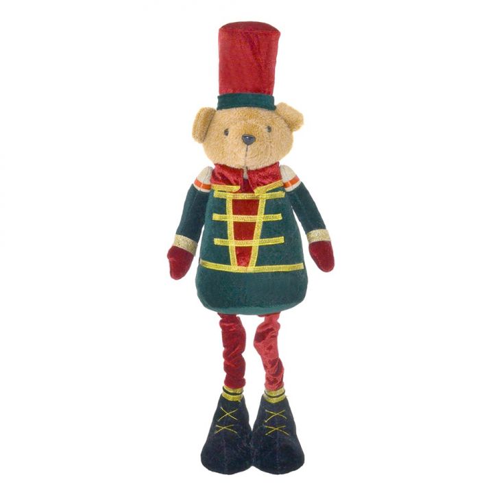 Urso Natalino I Verde e Vermelho