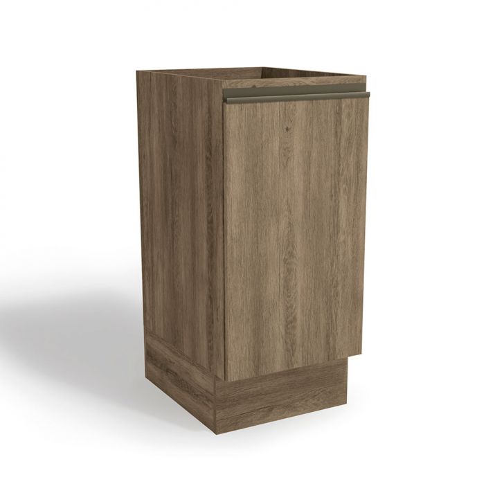 Balcão De Cozinha Maxxi 1 Porta Nogal 40 Cm