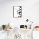 Quadro Home Office 43x30 Caixa Marrom