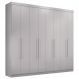 Guarda Roupa Casal 8 Portas 4 Gavetas Paris Branco