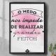 Quadro Decorativo Frase Romântica 02-24x34Cm