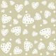Papel de Parede Infantil Corações Pastel