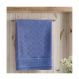 Toalha de Banho Felpudo Liso Jacquard Confort Azul Escuro Dohler