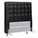 Cabeceira Casal 140cm Ana Para Cama Box Napa Preto - DS Estofados