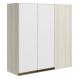 Armario Canto Reto 2P MDF 86 cm Kali 12043 Bianco Toq Branco Uv Nicioli