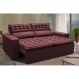 Sofá 3 Lugares Retrátil e Reclinável Cama inBox Slim 1,80m Velusoft Vinho