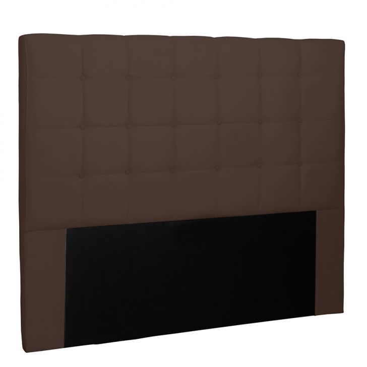 Cabeceira Casal Verona Suede Café