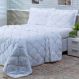 Cobre Leito King Unique Micropercal 200 Fios Bordado 3 Peças - Branco