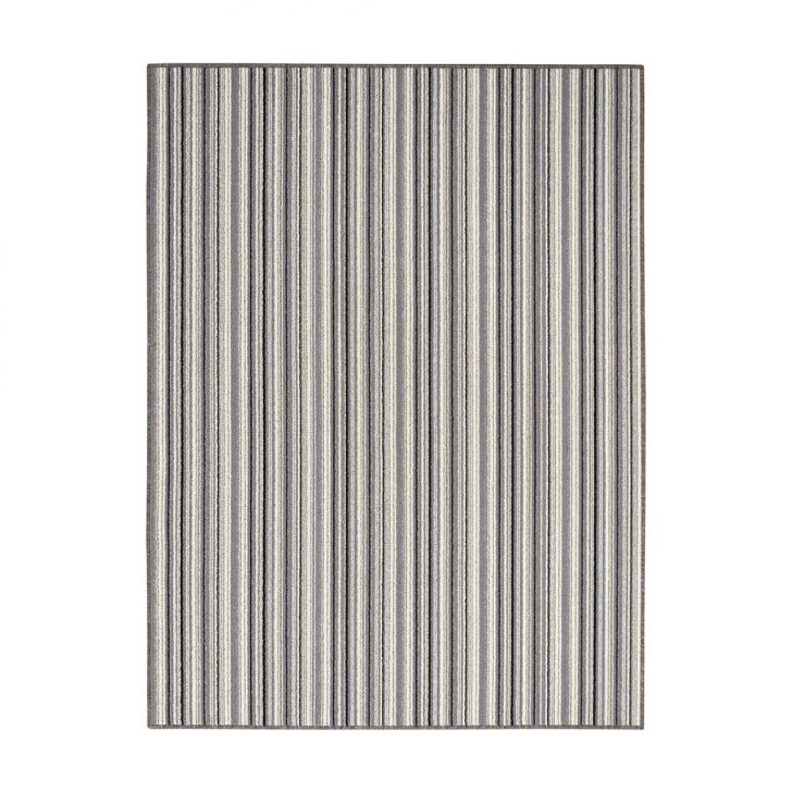 Tapete Chevron ll Retangular Veludo 200x250 Cinza