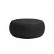 Puff Cleo 105cm Trêsse PU Sintético Preto G15 - Gran Belo