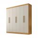Guarda Roupa 6 Portas 4 Gavetas Belém Valverde Cinamomo Off White