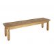 Banco | Banqueta Corona Cera Mel 180 cm