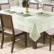 Toalha de Mesa Quadrada 4 Lugares Prática Versátil Verde