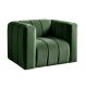 Poltrona Mona Cor:Veludo Verde 270