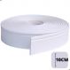 Rodapé Autocolante Flexível - Boiserie Roda Meio Moldura Eva - 10cm 12 Metros