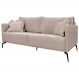 Sofa Liv 3 Lugares 220cm Pes Aço Linho 234 Areia Ezz