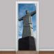 Adesivo para Porta Cristo Redentor-63X210Cm