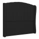 Cabeceira Casal Cama Box 140cm Glenda Z04 Linho Preto - Mpozenato
