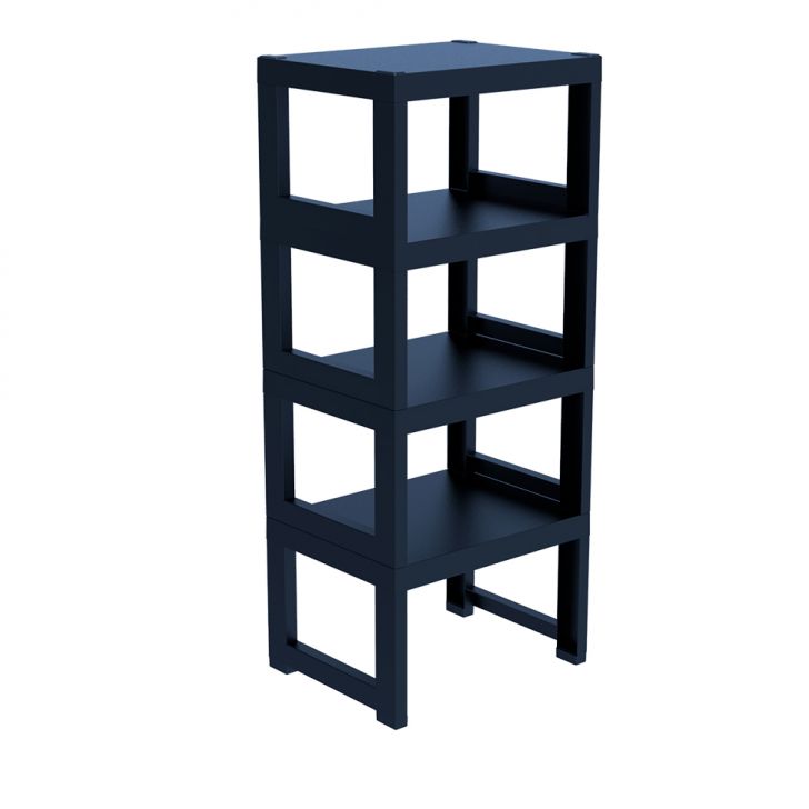 Estante Demi Quadra Com 4 Prateleiras Navy