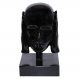 Escultura Decorativa Mascara Rosto Surdo Preto G07 - Gran Belo