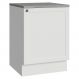 Balcão de Cozinha 60 cm 1 Porta Branco Vik Madesa