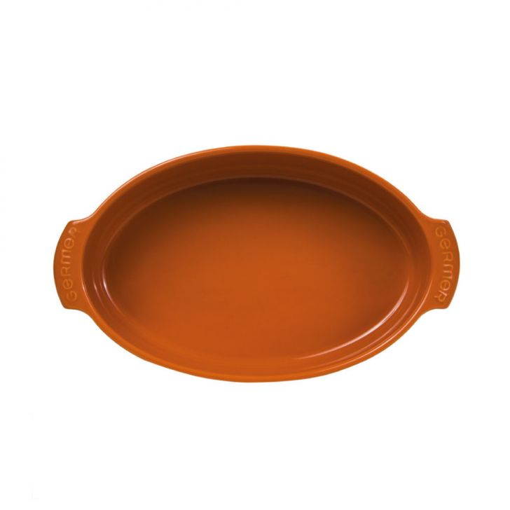 Forma Oval Assar e Servir M Laranja