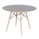 Mesa Eames Eiffel DSW Redonda 120cm Preta