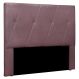 Cabeceira Casal 1,40m Aquilla Veludo Uva - Pallazio