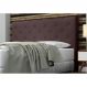 Cabeceira Giovana Cama Box Casal Super King 195cm Botões Corino Marrom - DS Estofados
