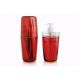 Conjunto Para Banheiro Vermelho 2 Peças Suporte Escova Sabão
