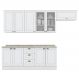 Image of Cozinha Modulada 7 Pecas 280 cm CE791 Americana Branco Calcare Henn HE777CL75CCAMOB