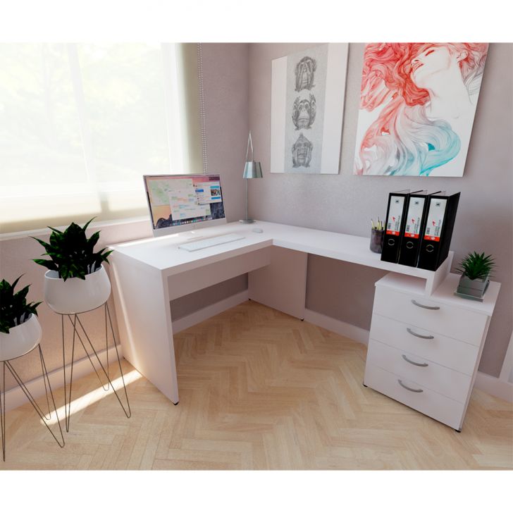 Escrivaninha Marchera 4 Gv Branca