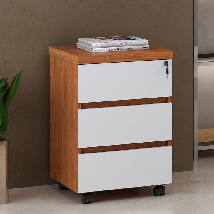 Gaveterio Lane 3 GV Freijó e Branco