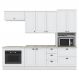 Cozinha Modulada 7 Pecas 272 cm CE790 Americana Branco Calcare Henn