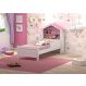 Cama Casinha Com Nichos Princesa Rosa Com Colchão Vitamov