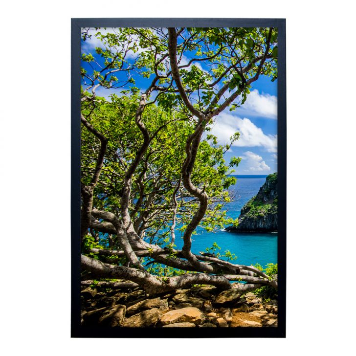 Quadro Natural Litoral I sem Vidro Colorido 50x70 cm