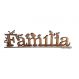 Palavra Decorativa em Mdf Cru- Família