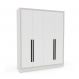 Guarda-Roupa Casal Valência 4 Portas 4 Gavetas Branco