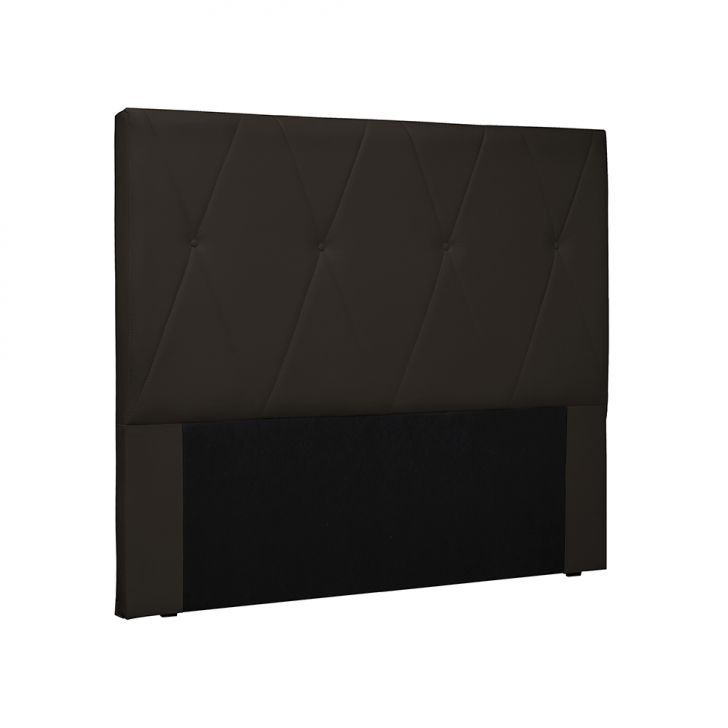 Cabeceira Casal Aquilla Poliuretano Marrom